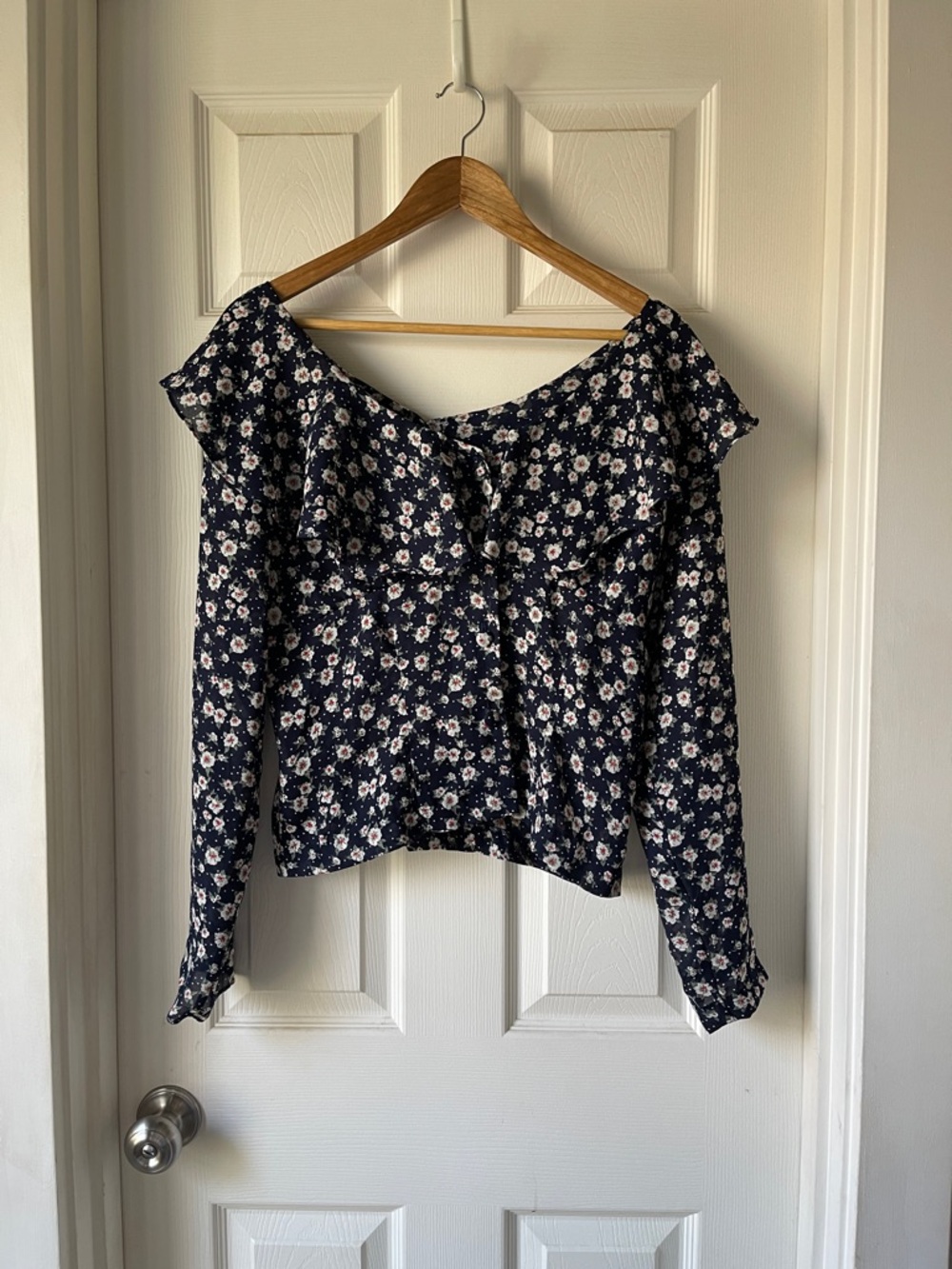 Vintage GSL Floral Button Down Blouse